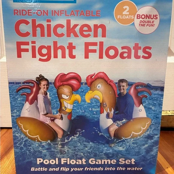 Chicken Fight Floats by Park Play, Set of 2 Ride-on Inflatables - Picture 5 of 5